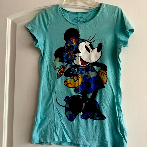 Disney’s Girl’s Minnie Mouse T-Shirt, Size XL (14/16)